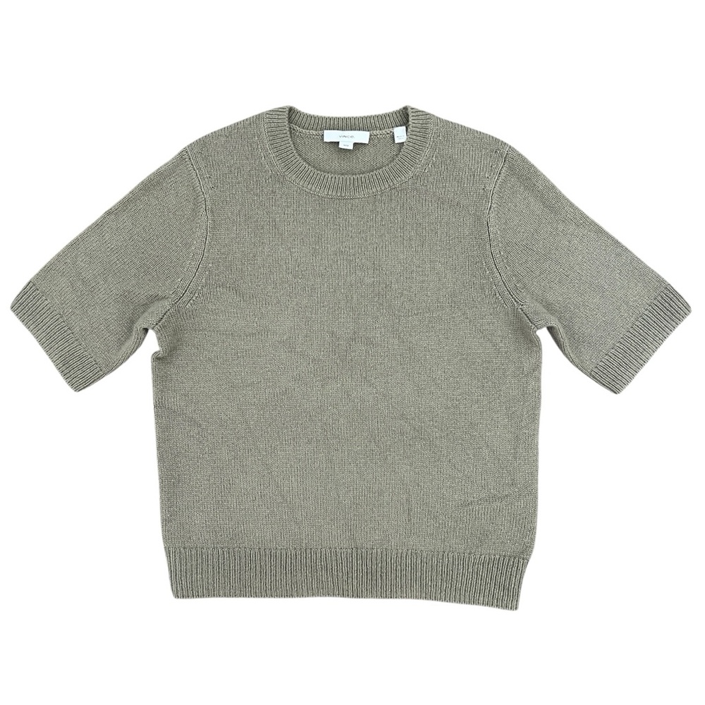Vince Women’s Army Green Crewneck Wool/Cashmere Blend Sweater Size Medium